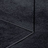 Teppich OVIEDO Kurzflor Schwarz 60x110 cm