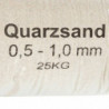 Filtersand 25 kg 0,5-1,0 mm