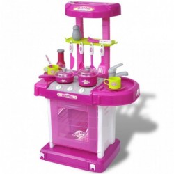 Spielküche mit Licht und Soundeffekten Rosa