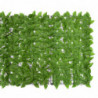 Balkon-Sichtschutz mit Grünen Blättern 200x100 cm