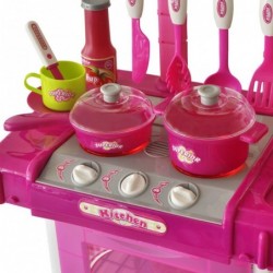 Spielküche mit Licht und Soundeffekten Rosa