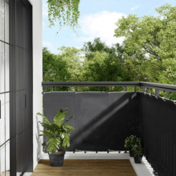 Balkon-Sichtschutz Anthrazit 90x700 cm 100 % Polyester-Oxford