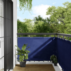 Balkon-Sichtschutz Blau 90x700 cm 100 % Polyester-Oxford