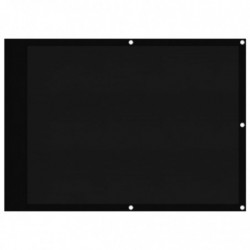 Balkon-Sichtschutz Schwarz 75x800 cm 100 % Polyester-Oxford