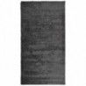 Teppich Shaggy Hochflor Modern Anthrazit 80x150 cm