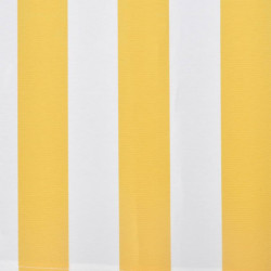 Markisentuch Gelb und Weiß 3x2,5 m