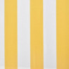 Markisentuch Gelb und Weiß 3x2,5 m