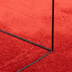 Teppich OVIEDO Kurzflor Rot 80x150 cm