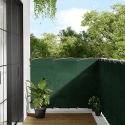 Balkon-Sichtschutz Dunkelgrün 120x700 cm 100 % Polyester-Oxford