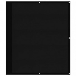 Balkon-Sichtschutz Schwarz 120x700 cm 100 % Polyester-Oxford