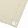 Balkon-Sichtschutz Creme 120x700 cm 100 % Polyester-Oxford