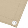 Balkon-Sichtschutz Beige 120x700 cm 100 % Polyester-Oxford