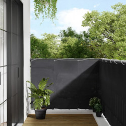 Balkon-Sichtschutz Anthrazit 120x700 cm 100 % Polyester-Oxford