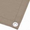 Balkon-Sichtschutz Taupe 90x800 cm 100 % Polyester-Oxford