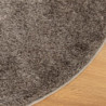 Teppich ISTAN Hochflor Glänzend Grau Ø 100 cm
