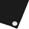 Balkon-Sichtschutz Schwarz 75x1000 cm 100 % Polyester-Oxford