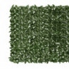 Balkon-Sichtschutz mit Dunkelgrünen Blättern 200x150 cm