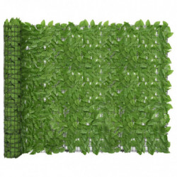 Balkon-Sichtschutz mit Grünen Blättern 200x150 cm