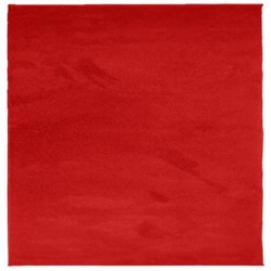 Teppich OVIEDO Kurzflor Rot 120x120 cm