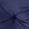 Kissen Rund Marineblau Ø 100x11 cm Oxford-Gewebe