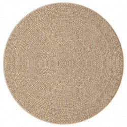 Teppich 120 cm Jute-Optik Innen und Außen