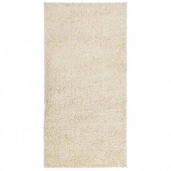 Teppich Shaggy Hochflor Modern Golden 100x200 cm