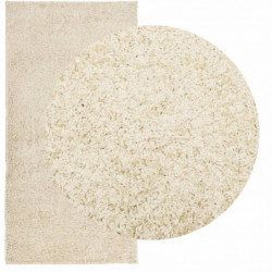 Teppich Shaggy Hochflor Modern Golden 100x200 cm