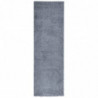 Teppich Shaggy Hochflor Modern Blau 80x250 cm