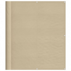 Balkon-Sichtschutz Beige 120x1000 cm 100 % Polyester-Oxford