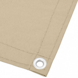 Balkon-Sichtschutz Beige 120x1000 cm 100 % Polyester-Oxford