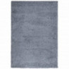 Teppich Shaggy Hochflor Modern Blau 120x170 cm