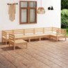 7-tlg. Garten-Lounge-Set Mia Massivholz Kiefer