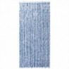 Fliegenvorhang Blau und Weiß 100x200 cm Chenille