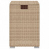 Propan-Tank-Verstecktisch Beige 40x40x60 cm Poly Rattan