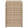 Propan-Tank-Verstecktisch Beige 40x40x60 cm Poly Rattan