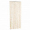 Fliegenvorhang Beige und Weiß 100x220 cm Chenille