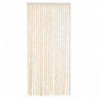 Fliegenvorhang Beige und Weiß 100x220 cm Chenille