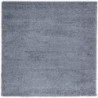 Teppich Shaggy Hochflor Modern Blau 160x160 cm