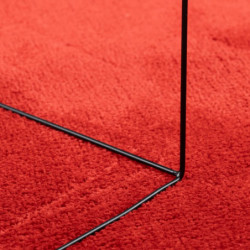 Teppich OVIEDO Kurzflor Rot 160x160 cm