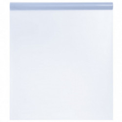 Fensterfolien 3 Stk. Statisch Matt Transparent Grau PVC