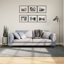 Teppich Shaggy Hochflor Modern Grün 160x230 cm