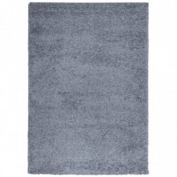Teppich Shaggy Hochflor Modern Blau 160x230 cm