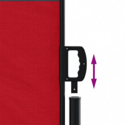 Seitenmarkise Ausziehbar Rot 140x500 cm