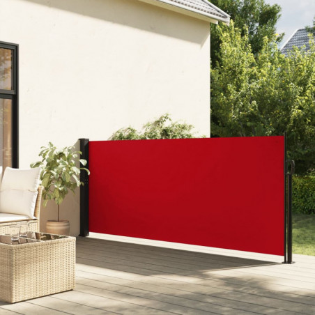 Seitenmarkise Ausziehbar Rot 120x600 cm