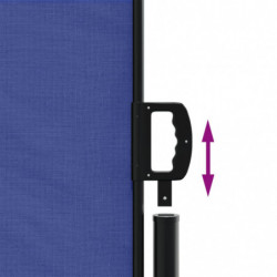 Seitenmarkise Ausziehbar Blau 120x600 cm