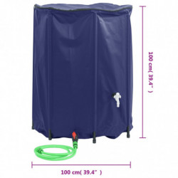 Wassertank mit Wasserhahn Faltbar 750 L PVC