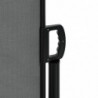 Seitenmarkise Ausziehbar Anthrazit 140x500 cm
