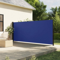 Seitenmarkise Ausziehbar Blau 160x500 cm