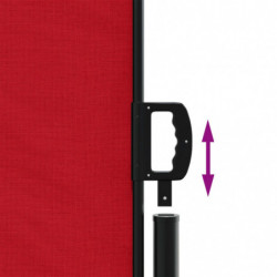 Seitenmarkise Ausziehbar Rot 160x500 cm