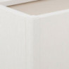 Pflanzkübel mit Rankgitter Weiß 80x36x140 cm PP